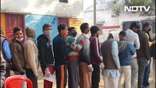 Voters Queue Up For 2nd Phase Polling In Uttar Pradesh