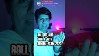 HSSC Roll No Slip First Annual Exam 2023 Swat KPK  Inter Roll No Slip 2023  Taleemi Khabrain