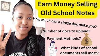 Up to $10 Per Sold Document Sell Your Old School NotesMaterials and Make Money For Everyone.