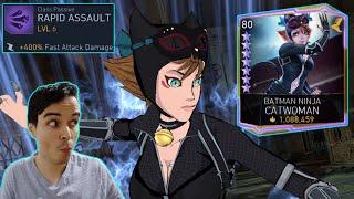 Testing Lv 6 Rapid Assault Class Passive Batman Ninja Catwoman Injustice 2 Mobile