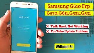 Samsung J7 Prime FRP Bypass Android 6.0.1 Without Pc  G610FG611fG570f Google Account Unlock 2023