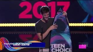 Grant Gustin Wins Choice Action TV Actor 2017  Teen Choice Awards