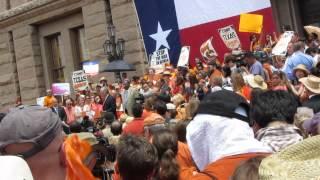 Pro-Choice Rally with Democratic Leaders in Austin TX - July 1 2013