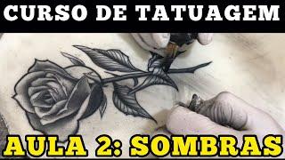 CURSO DE TATUAGEM  WORKSHOP  AULA 2 COMO FAZER SOMBRAS #cursodetatuagem #workshoptattoo