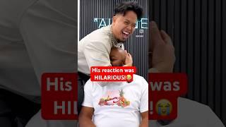 His reaction was HILARIOUS#trending #shorts #backpain #neckpain