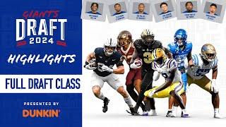 Every Pick Every Highlight from the Giants 2024 Draft Class  New York Giants