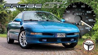 1994 Ford Probe 2.5 V6 163 KM  *V-MAX* Próba autostradowa 0-100 100-200 kmh prezentacja.  4K