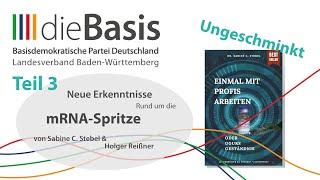 Neue Erkenntnisse Teil 3 Vortrag von Dr. Sabine Stebel und Holger Reißner