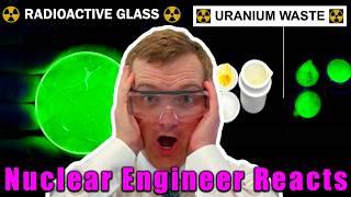 Making Uranium Glass and Waste Disposal - Nuclear Engineer Reacts to NileRedNileBlue