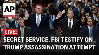 Trump shooting hearing LIVE FBI Secret Service testify on assassination attempt