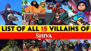 Villains List of Shiva Tv Show