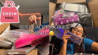 Huge Shein Accessories Haul 40+ items NailsPhone Cases Brushes and More