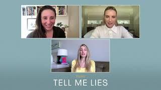 Emma Roberts & Karah Preiss - TELL ME LIES Interview BelleTrist Emma Talks MADAME WEB