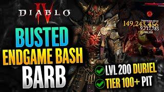 Diablo 4 - Endgame Bash Barbarian Build Guide  Best Barb Build Season 4