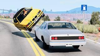 High Speed Traffic Car Crashes #201 - BeamNG Drive  CrashBoomPunk