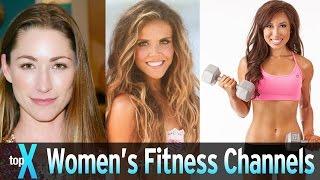 Top 10 YouTube Womens Fitness Channels -  TopX Ep.20