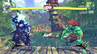 Oni vs Blanka Hardest AI - Ultra Street Fighter IV