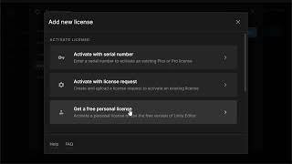 Unity Free License Tutorial