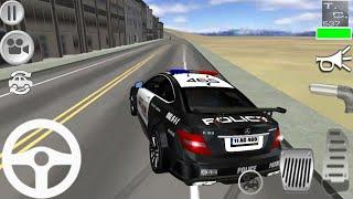Police Car Mercedes S63 Driving  - Police Hot Pursuit Simulator 3D - Android Gameplay