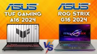 Tuf Gaming A16 vs Rog Strix G16 2024  Which One is Best   Tech compare