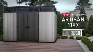 Keter Artisan 11x7 Duotech  Large storage building  Sheds