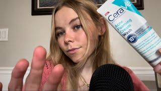 ASMR Doing your skincare‍️ personal attention pampering etc