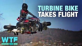 Lazareths transforming flying motorcycle can hover  What the Future