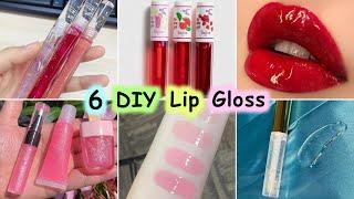 How To Make Lip Gloss At Home  DIY 6 Different Types Of Lip Gloss  Homemade Lip Gloss