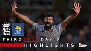 Kumaras 4-Fer In 16 Wicket Day  Highlights - England v Sri Lanka Day 3  Rothesay Test 2024