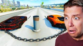 Reacting To EPIC Car Crashes Beam NG