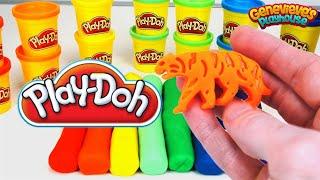 Learn Colors and Animal Names with Fun Play-Doh Cookie Cutters