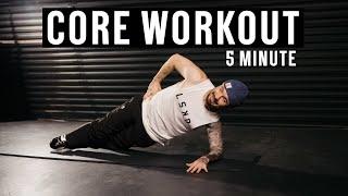 5 MINUTE AB WORKOUT  AT HOME FOLLOW ALONG