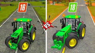 Fs16 vs Fs18 New John Deere Update  Fs16 & Fs18 Multiplayer  Timelapse 