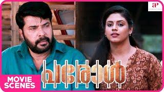 Parole Movie Scenes  Mammootty meets the priest of the church  Mammootty  Ineya  Miya