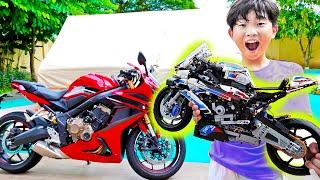 1 Hour Yejun Car Toy Assembly with Build Lego Technic Bike Toy for Kids