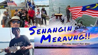 Trip Memancing Rumah Rakit Tok Wan Senangin Pulau Indah  Best Fishing Spot in Selangor