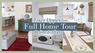 FULL HOME TOUR RENOVATION BEFORE & AFTER  DIY HOME MAKEOVER