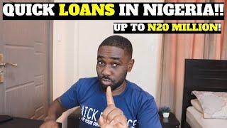 HOW TO GET QUICK LOAN IN NIGERIA Business Loan in Nigeria