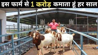 36 लाख की नौकरी छोड़ Goat Farming से बना डाली करोड़ों की बकरी फैक्ट्री  Goat Farm Tour