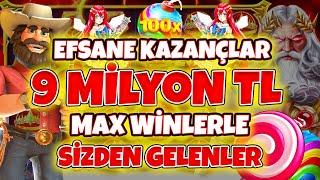 Slot Oyunları  Sizden Gelenler  9 Milyon Kazanç  Max Winler ve Rekor Ödemeler