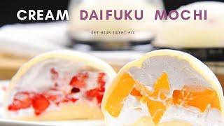 Soft Creamy Daifuku Mochi Recipe  Miyano Daily  ▶ 1080p VIDEO
