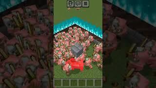 Zombie piglin vs Zoglin ll#minecraft #trend #shorts