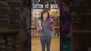 Cotton vs Wool Socks