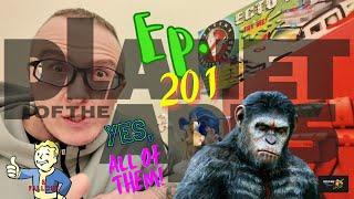 Ep. 201 Monkeys Apes and Planets OH MY? Yes ALL OF THEM & #fallout I guess…