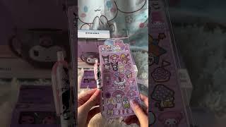 Packing Kuromi order with me #kuromi #sanrio #cute #kawaii #asmr #aesthetic #sanrio #shorts #short