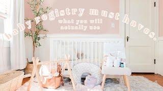 WHAT TO PUT ON YOUR BABY REGISTRY  Newborn Must Haves 2022  What you Really Need