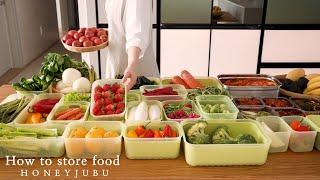 Organizing the refrigerator  How to keep vegetables and fruits fresh