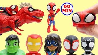 Spidey And His Amazing Friends Adventures  1 Hour Of Superhero Toy Videos For Kids