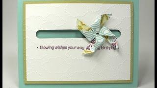 Stampin Up Pinwheel Spinner Card