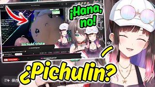 Hana reacciona a la reacción de Meica Clip de la Pichula【Hana Yomeguri】